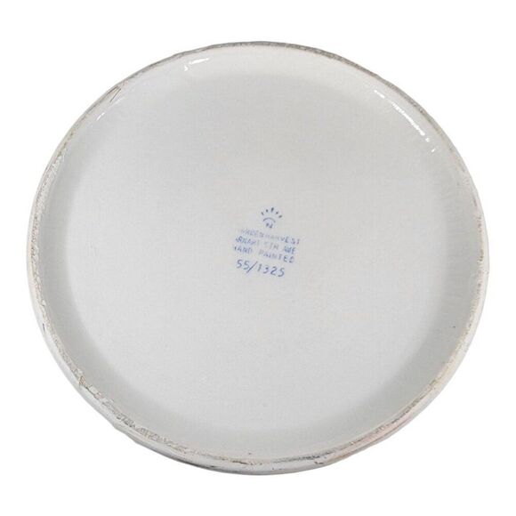 Mid Century Garden Harvest Canister with Lid 7" Hand-Painted Onion Pepper VTG - Picture 8 of 9